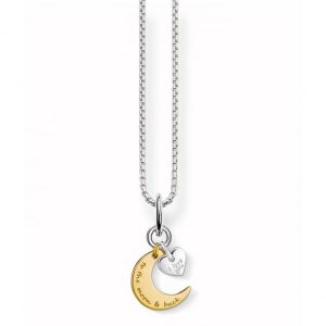 THOMAS SABO HALSBAND MÅNE & HJÄRTA