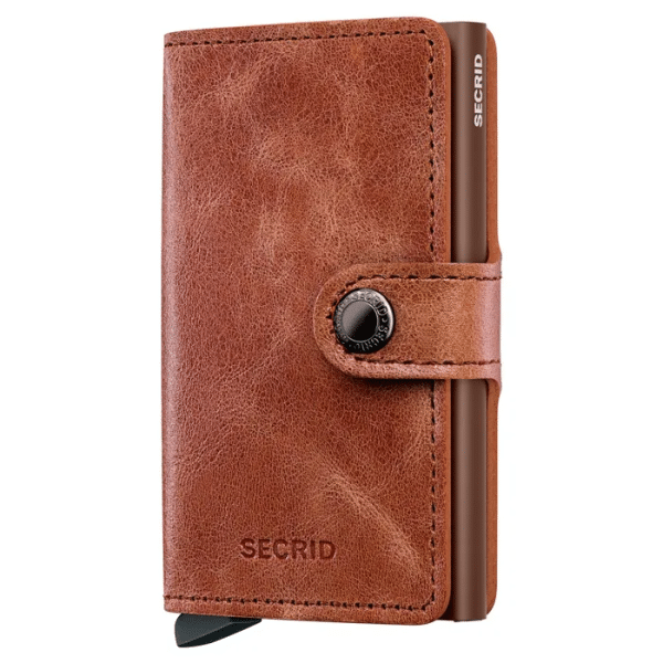 SECRID VINTAGE COGNAC BROWN MINIWALLET