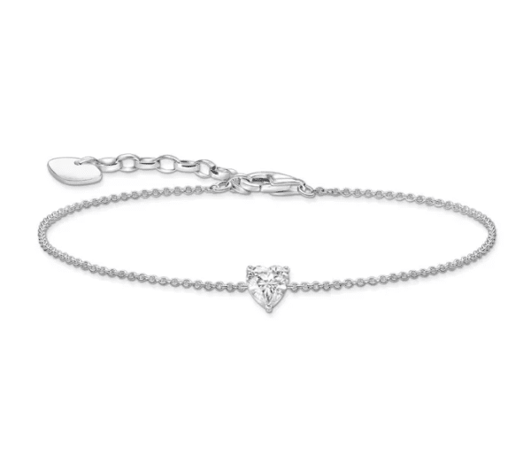 THOMAS SABO ARMBAND HJÄRTFORMAD STEN