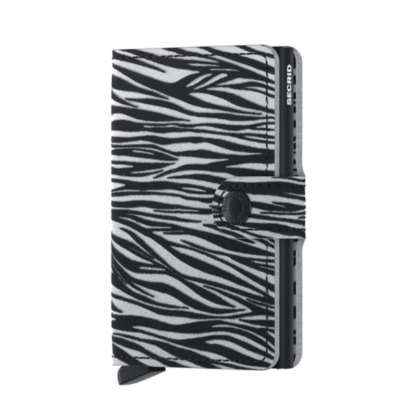 SECRID ZEBRA LIGHT GREY MINIWALLET