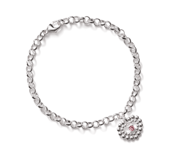 KALEVALA ROSA BANDET 2025 VALOISA ARMBAND ROSA ZIRKON