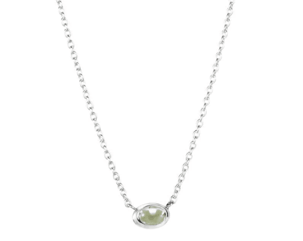 EFVA ATTLING LOVE BEAD HALSBAND GRÖNKVARTS