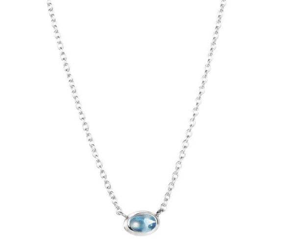 EFVA ATTLING LOVE BEAD HALSBAND TOPAS