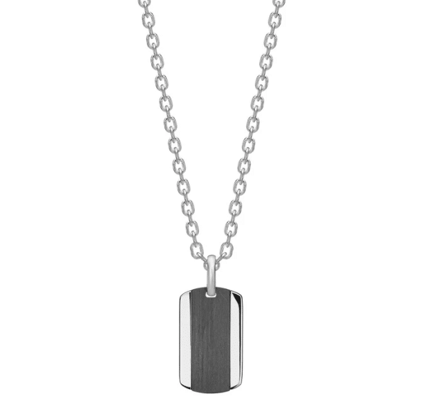 SON OF NOA STÅLHALSBAND MED KOLFIBER