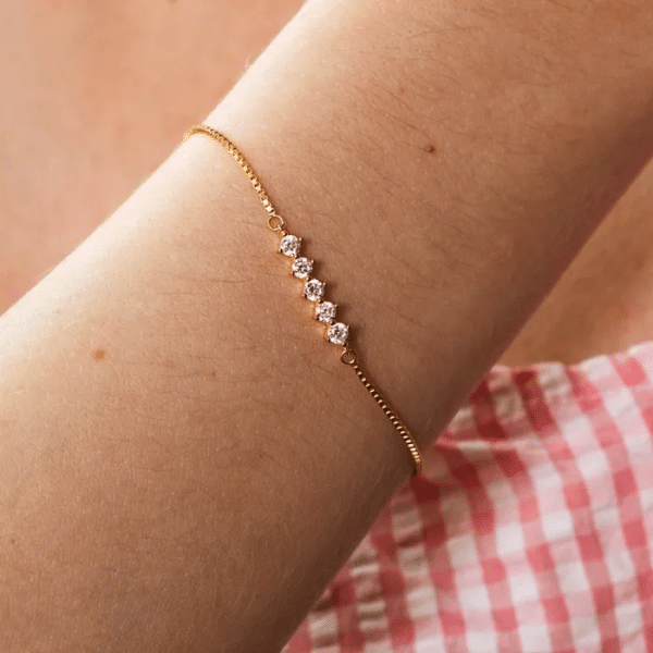 SPARV NIGHT SKY ARMBAND GULDFÖRGYLLT - Bild 2