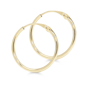 GULDÖRHÄNGEN RINGAR 14mm