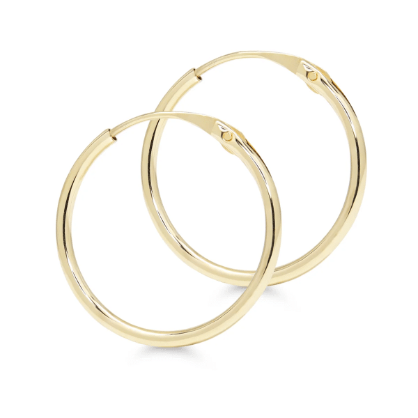 GULDÖRHÄNGEN RINGAR 14mm