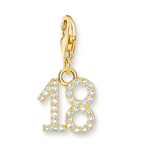 THOMAS SABO CHARM CLUB TALET 18 MED STENAR GULDFÖRGYLLD