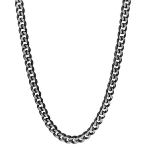 SON OF NOA IP BLACK STÅLHALSBAND PANSARKEDJA 6mm