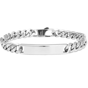 SON OF NOA STÅLARMBAND PANSARKEDJA MED BRICKA 7,2mm