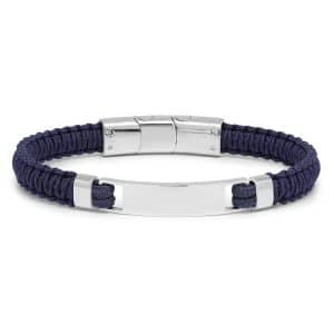 ACE OF SPADES STÅL/NYLON ARMBAND