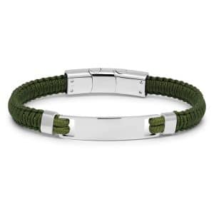 ACE OF SPADES STÅL/NYLON ARMBAND